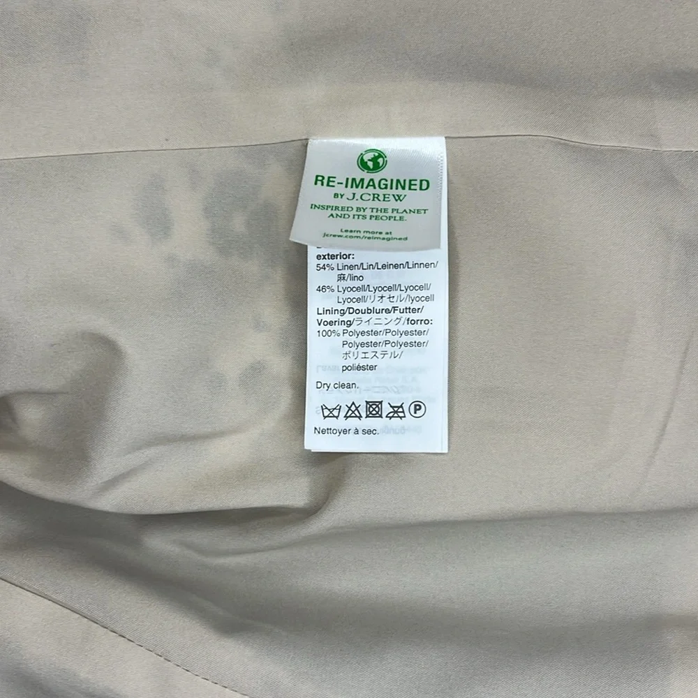 Linen blend J Crew cheetah print blazer - Picture 8 of 8